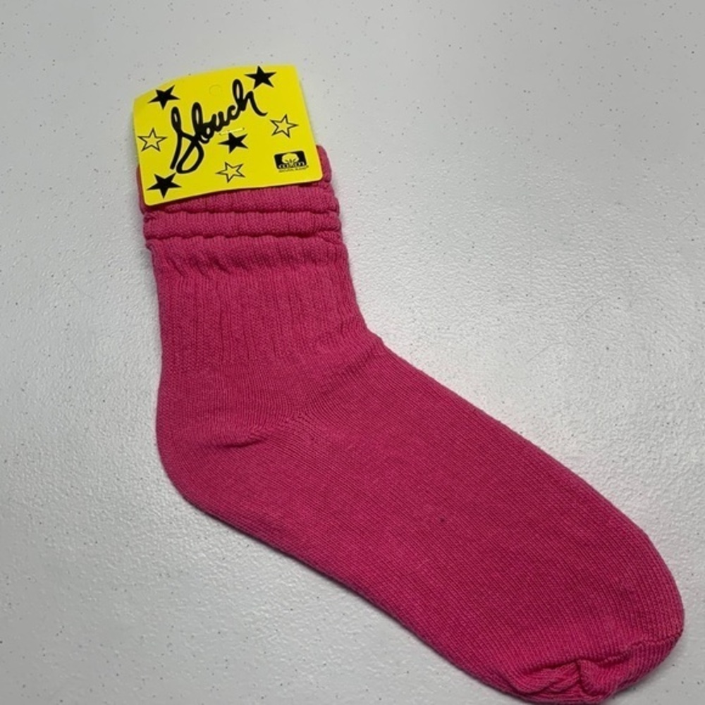 Slouch Women's Scrunch Vintage Socks Pink Size 9-11